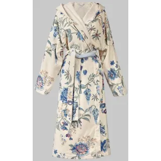 Pip Studio Bademantel Secret Garden Weiß-Blau XXL