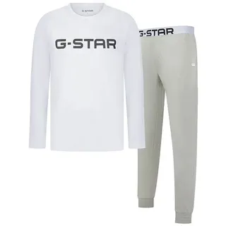 G-Star Pyjama STONE Weiß/Grau XXL