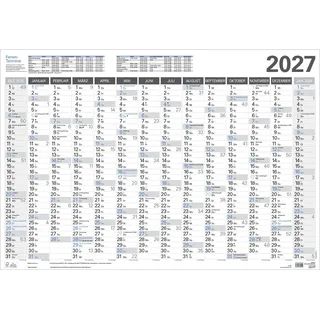 Korsch Verlag Kleiner Wandtimer Wandkalender 2027 DIN A4 hoch
