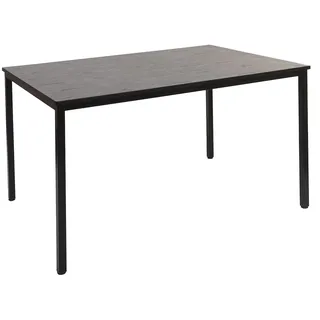 Mendler Schreibtisch Braila, Konferenztisch Bürotisch Seminartisch, 120x80cm MDF ~ schwarze Eiche-Optik