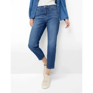 Brax Damen Five-Pocket-Hose Style CAROLA S USED STONE BLUE, denim blau, Gr. 40L
