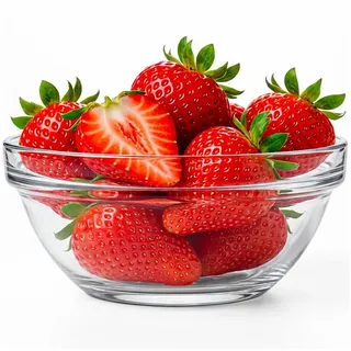 KONZEPT Salatschüssel Set aus Glas, klein, 370 ml, (Set, 12-tlg)