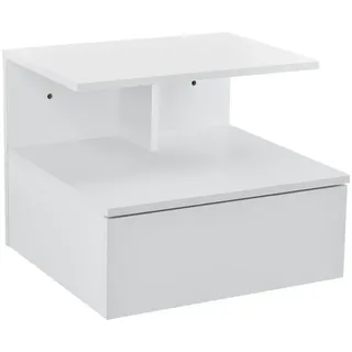 [en.casa] Wandboard Amberg 40 x 35 x 31 cm Weiß