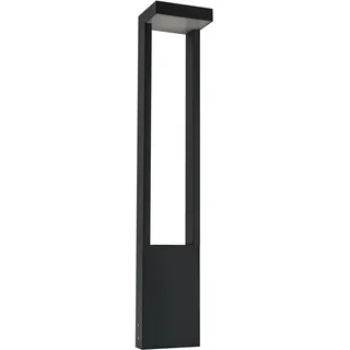 LINDBY Außenleuchte Aluminium 10 cm x 12 cm x 65 cm 1-flammig schwarz