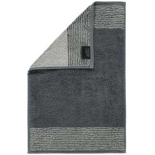 CAWÖ Luxury Home Two-Tone 590 Gästehandtuch 30 x 50 cm schiefer