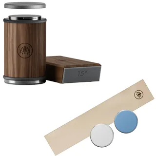 HORL® 3 Nussbaum Rollschleifer Messerschärfer + HORL® 3 Premiumschärfe Paket | S...