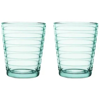 IITTALA Glas Aalto Wassergrün 220 ml, 2-tlg., Glas