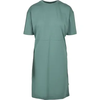 URBAN CLASSICS Dress Organic Oversized Slit Kurzarm-T-Shirt Green M