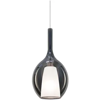 Ideal-Lux Kalique 1-flg. Ø 18 cm rauchschwarz/Glas