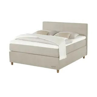 Jette Home Boxspringbett  Jette Flex ¦ beige ¦ Maße (cm): B: 205 H: 120,5