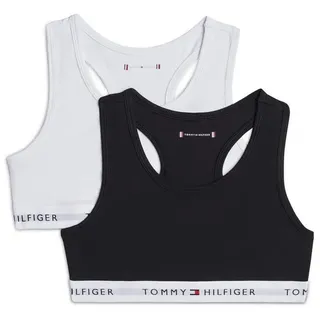 Tommy Hilfiger Underwear Teenie-BH 2 PK BRALETTE mit elastischem Bund im 2er-Pack (Packung, 2er) unifarben, casual, körpernah, Baumwollmix weiß 128/134