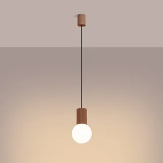 Sollux Halo 1-flg. 30 cm rund mokka
