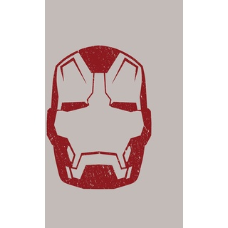 Komar Wandbild - Iron Man Helmet MK 43 - Größe: 50 x 70 cm - Marvel, Kinderzimmer, Wandgestaltung, Bild