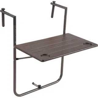 Garden Pleasure Tabora Klapptisch 60 x 60 x 73-83,5 cm Braun