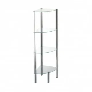 Testrut Eckregal 30 x 108 x 30 cm Silber