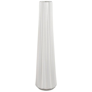 formano Bodenvase Mattweiss, Weiß H:65cm D:16cm Keramik weiß