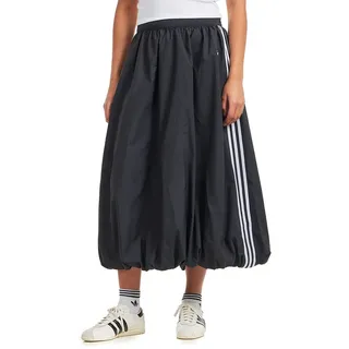 adidas Ballonrock Damen Gestreift Schwarz 36