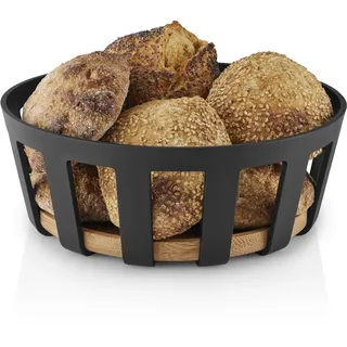 Eva Solo | Nordic Kitchen Brotkorb Large | Schön und praktisch für Brötchen und Brot zum Frühstück | Black