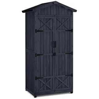 MCombo Gartenschrank 0,74 x 0,99 m Anthrazitgrau