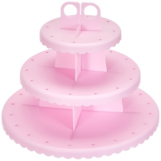 Ibili 827600 Etagere, ideal für Cupcakes / Cakepops, Kunststoff, Löcher für 48 Stäbe