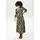 Shirtkleid Dunkelgrün/Gelb/Curry/Petrol/Rauchblau/Sand/Schwarz 42
