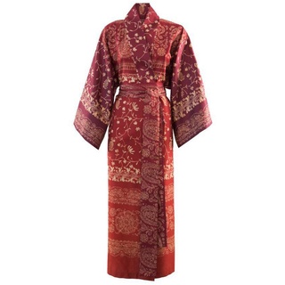 Bassetti Kimono, Rot, Textil, Ornament, Gr. S/M, Oeko-Tex® Standard 100, Badtextilien, Bademäntel