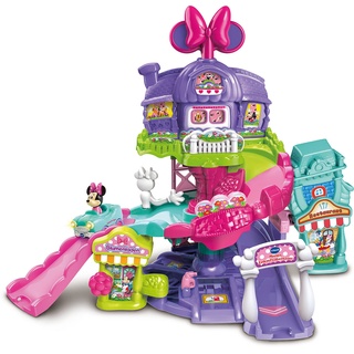 VTech Baby Tut Tut Baby Flitzer - Minnies Einkaufsabenteuer – Interaktives Spielzeug mit der Originalstimme von Minnie Maus - Einkaufswagen – Für Kinder von 1-5 Jahren