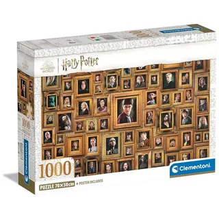 Clementoni® Puzzle Paintings Impossible (1000 Teile) - Harry Potter, 1000 Puzzleteile