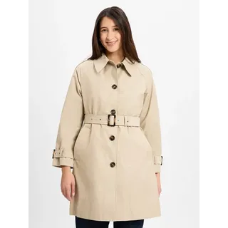 BARBOUR Trenchcoat mit Taillengürtel Modell 'MAIA', beige 38