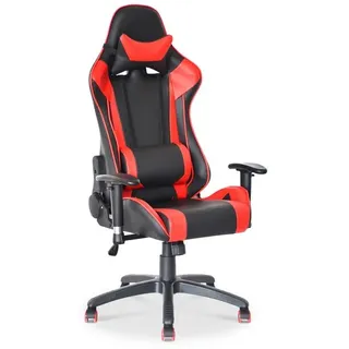 BOOOM Gamingstuhl myRACER Lederoptik Rot