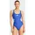 3 Stripes U-back Blau/Weiß 44