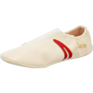 IWA Gymnastikschuh 402 - Creme mit roten Streifen - 42