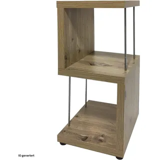 Hti-Living Standregal 2 Fächer 0 x 0 x 0 cm Artisaneiche