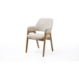 MCA Furniture Polsterstuhl ALPENA Stoff beige