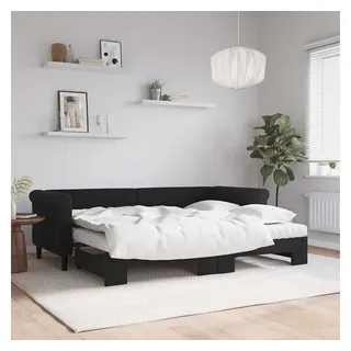 vidaXL Tagesbett 80 x 200 cm Schwarz