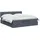 Ottoman-Bett 140 190 Grau