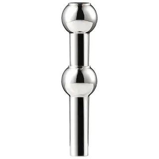 STOFF Nagel Blumenvase Silber 10 cm