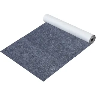 Tayuvira Filz Selbstklebend Grau - 40x220cm Zuschneidbarer Möbelschutz für Parkettböden, 1mm Dick Filz Meterware für Stuhlbeine, Schubladen, DIY Pinnwand