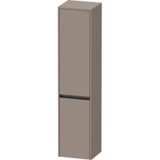 Duravit Ketho.2 Hochschrank 40 x 176 x 36 cm Basalt Matt Holz/Glas/Spanplatte