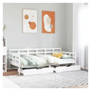 vidaXL Clyde 90 x 200 cm Weiß