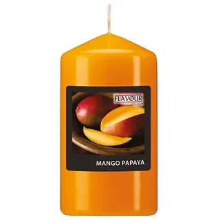 Papstar Flavour by GALA Duft-Stumpenkerze 58 mm 110 mm orange