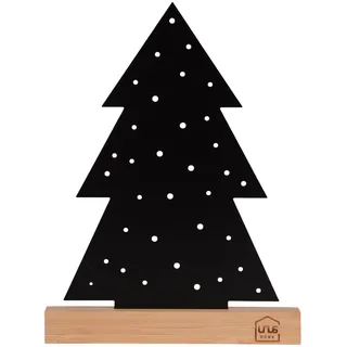 UNUS Tannenbaum-Aufsteller aus Bambus & Metall, Stilvolle Weihnachtsdeko | für Tisch & Fensterbank, Geschenkidee für Weihnachten