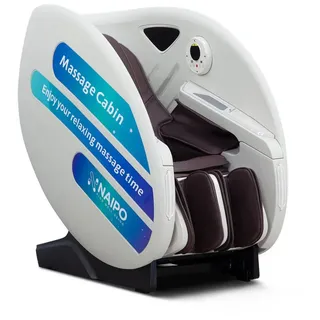 NAIPO Massagesessel AUTOMATEN-MASSAGESESSEL, NFC/RFID-KARTENZAHLUNGSSYSTEM weiß