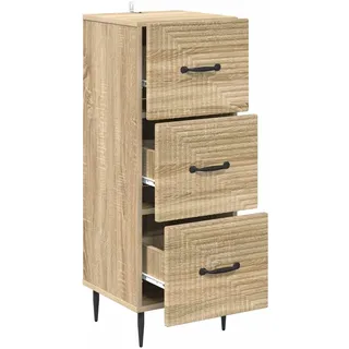 vidaXL Schubladenschrank 33 x 89,5 x 34,5 cm Braun