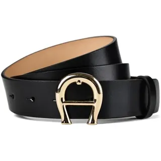 AIGNER Gürtel Leder 110 cm schwarz