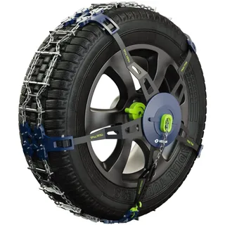 Veriga T-U30 TRACTIVA SUV Laufflächen Schneeketten Satz (1 Paar= 2 Stück) automatische Spannung & komfortable Montage für SUV & Elektrofahrzeuge