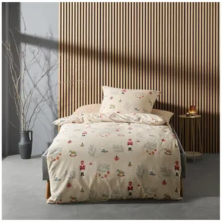FLEURESSE Lüttich Biber Beige 155 x 220 cm + 80 x 80 cm