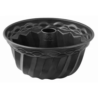 Dr. Oetker Gugelhupfform Ø 22 cm, Backform für Gugelhupf aus Stahlblech, Bundform mit Antihaftbeschichtung für eindrucksvolle Kreationen, hochwertige Kuchenform, Menge: 1 Stück