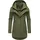 Softshellmantel lange Übergangsjacke Outdoormantel mit Kapuze Olive24 Gr M M