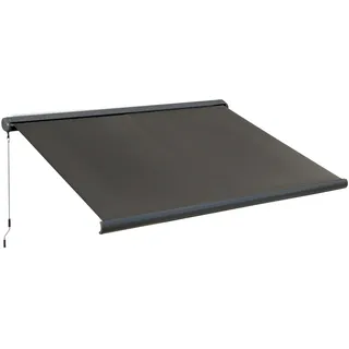 Outsunny Markise 300 x 250 cm dunkelgrau